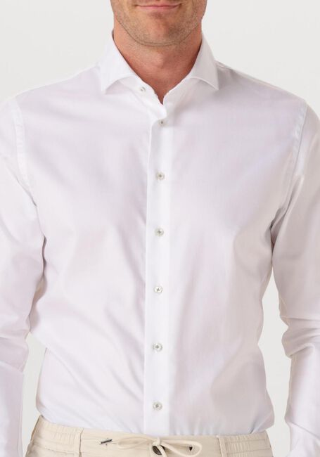 Witte PROFUOMO Casual overhemd SHIRT X-CUTAWAY SF - large