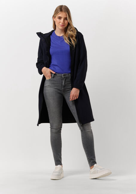 Blauwe MINUS Top MERSIN KNIT TEE - large