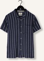 Donkerblauwe ANERKJENDT Casual overhemd AKLEO S/S DOBBY SHIRT Donkerblauwe ANERKJENDT Casual overhemd AKLEO S/S DOBBY SHIRT - medium