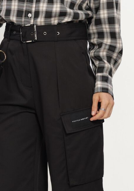 Zwarte HAUTE L'AMITI&Eacute; Broeken RABI CARGO POCKET TALL PANT - large
