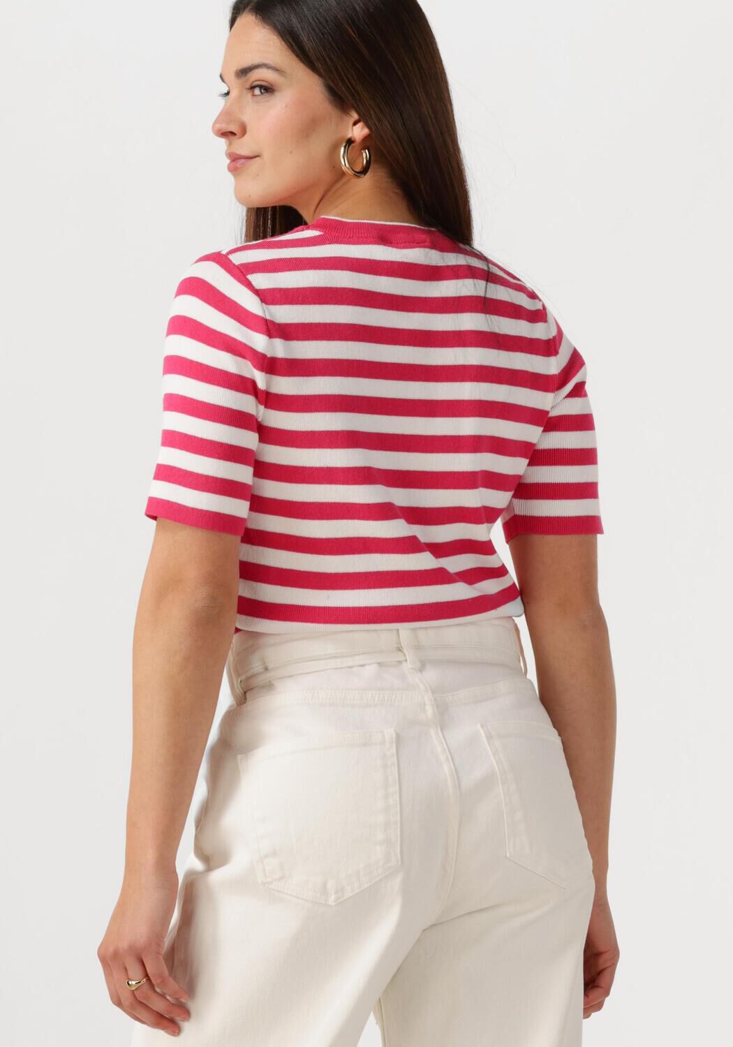 OBJECT Dames Tops & T-shirts Objester S s New Knit Pullover Roze