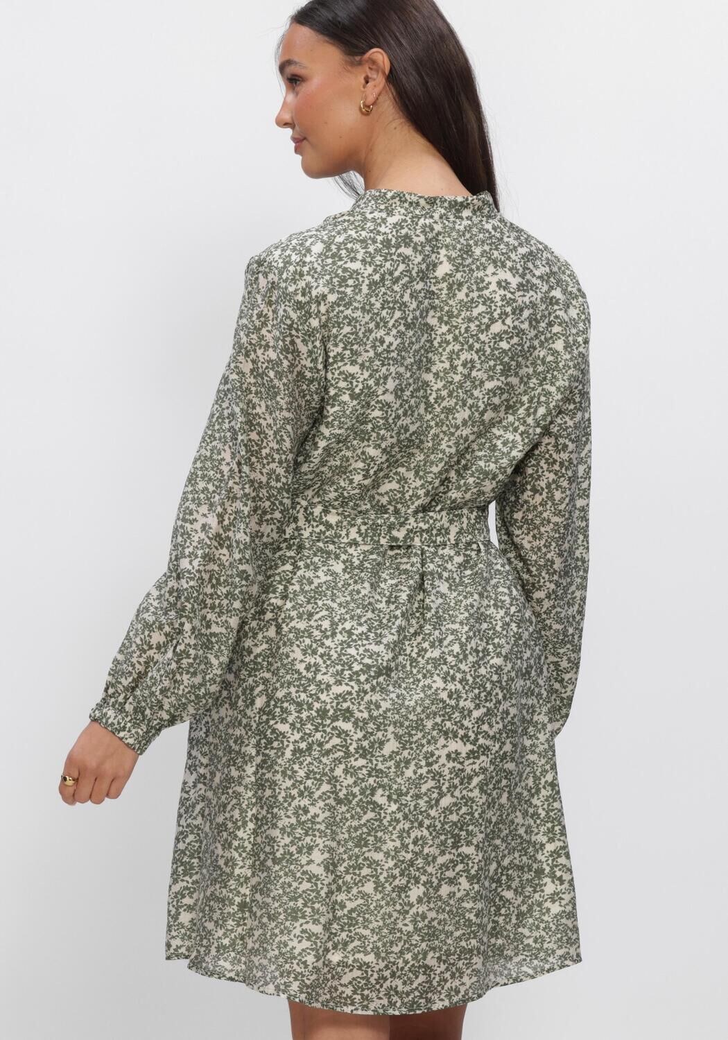 Witte MSCH COPENHAGEN Jurken MSCHSERAPHINA V DRESS AOP - large