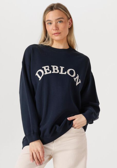 Donkerblauwe DEBLON SPORTS Sweater ROMEE - large