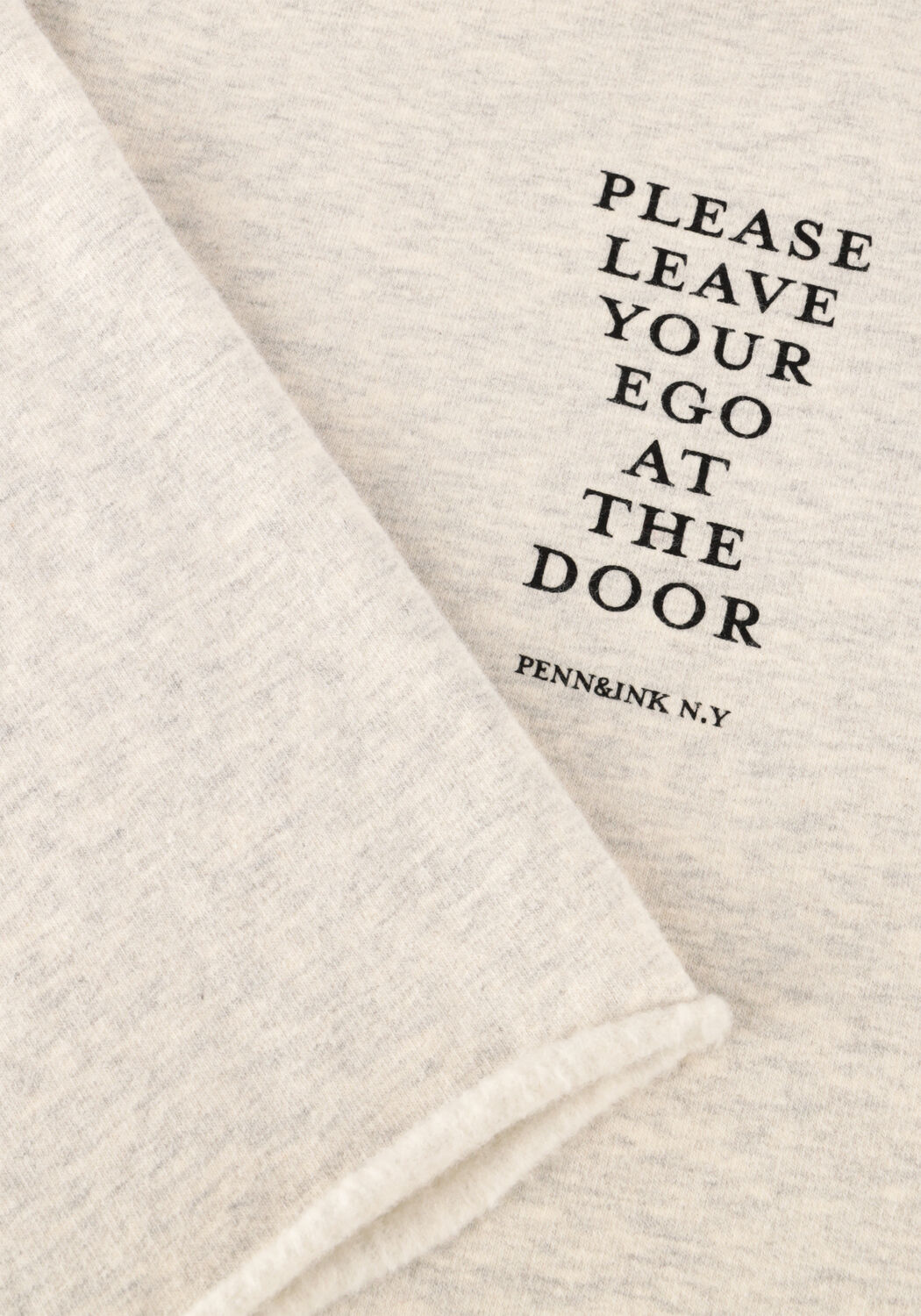 Lichtgrijze PENN & INK Midi jurk DRESS PRINT - large