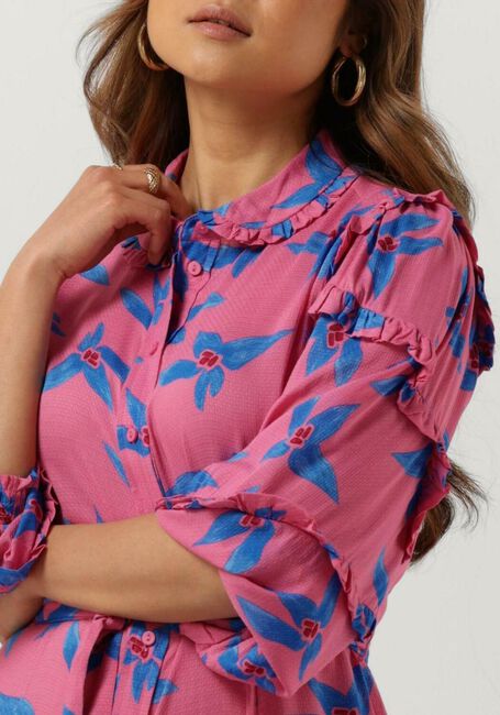 Roze POM AMSTERDAM Maxi jurk DRESS 7259 - large