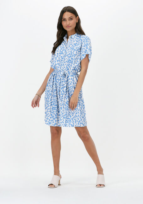Lichtblauwe FABIENNE CHAPOT Mini jurk BOYFRIEND DRESS - large