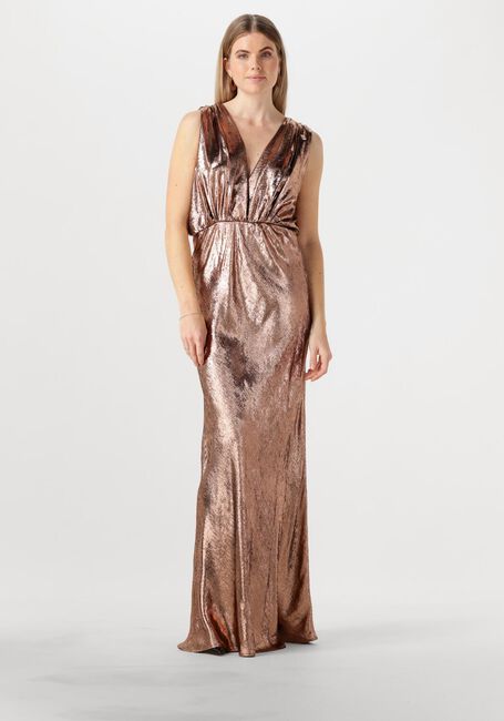 Bronskleurig MES DEMOISELLES Maxi jurk SAMBI - large