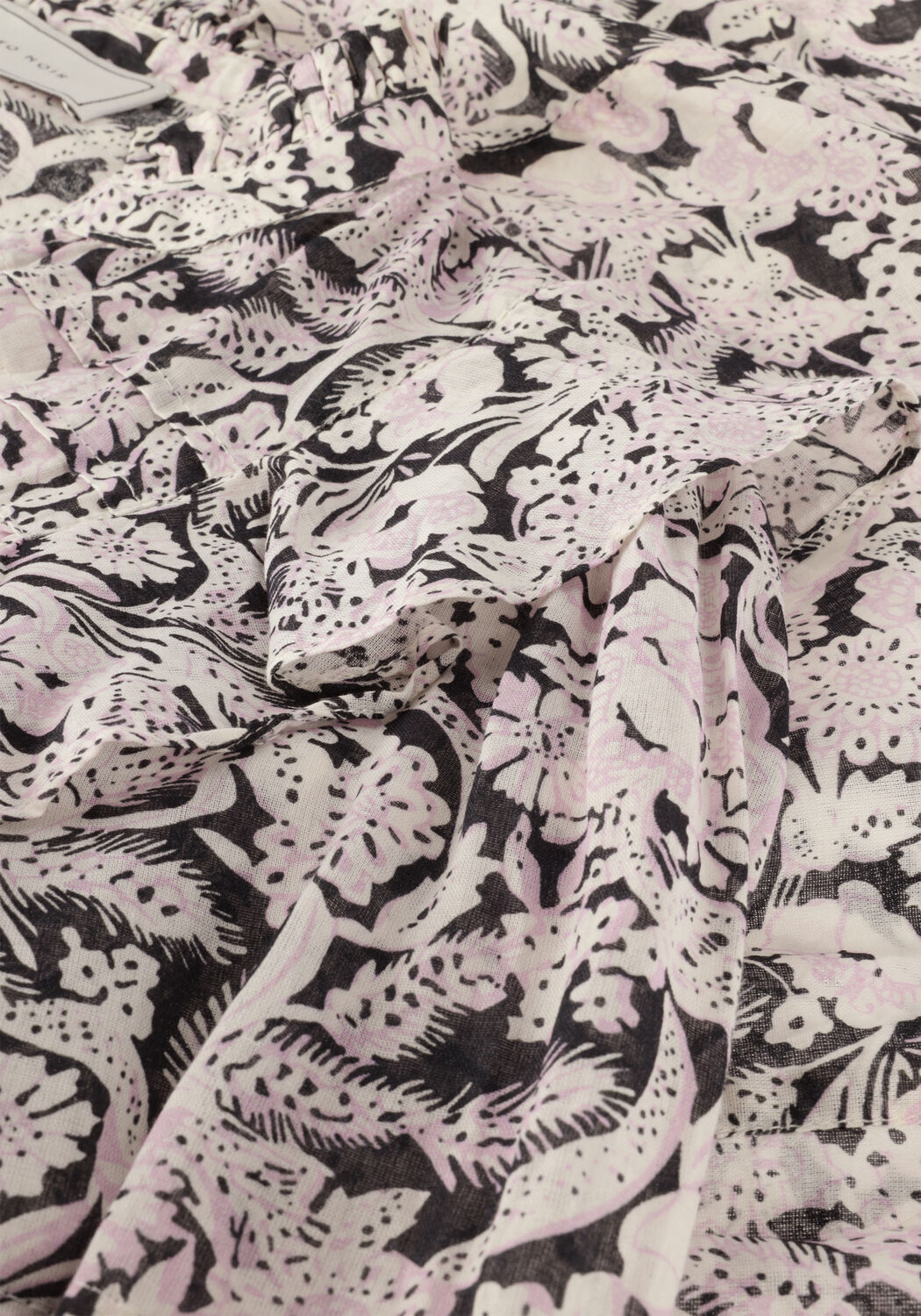 Zwarte NEO NOIR Blouses HAMA SWEET FLORAL BLOUSE - large