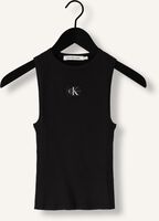 Zwarte CALVIN KLEIN Top WOVEN LABEL SWEATER TANK TOP Zwarte CALVIN KLEIN Top WOVEN LABEL SWEATER TANK TOP - medium