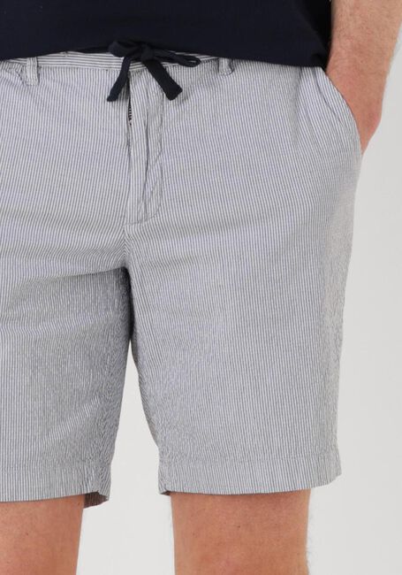 Blauwe DSTREZZED Korte broek LANCASTER STRIPE SHORTS - large