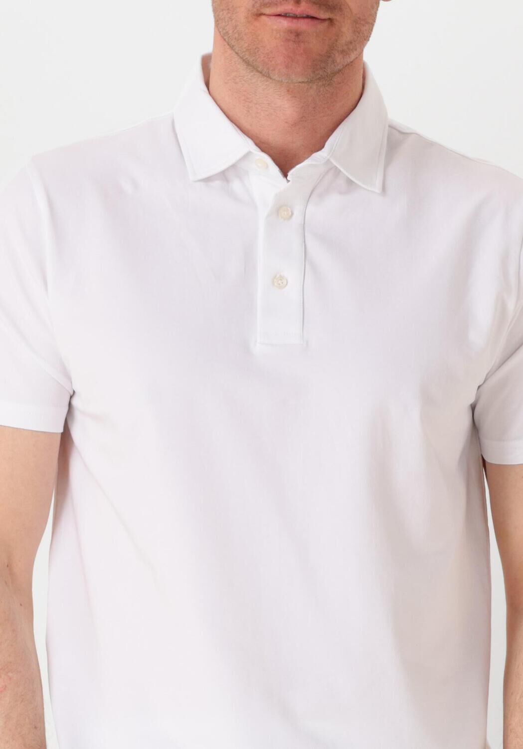 GENTILUOMO Heren Polo's & T-shirts Polo 3 Button J2017-202 Wit