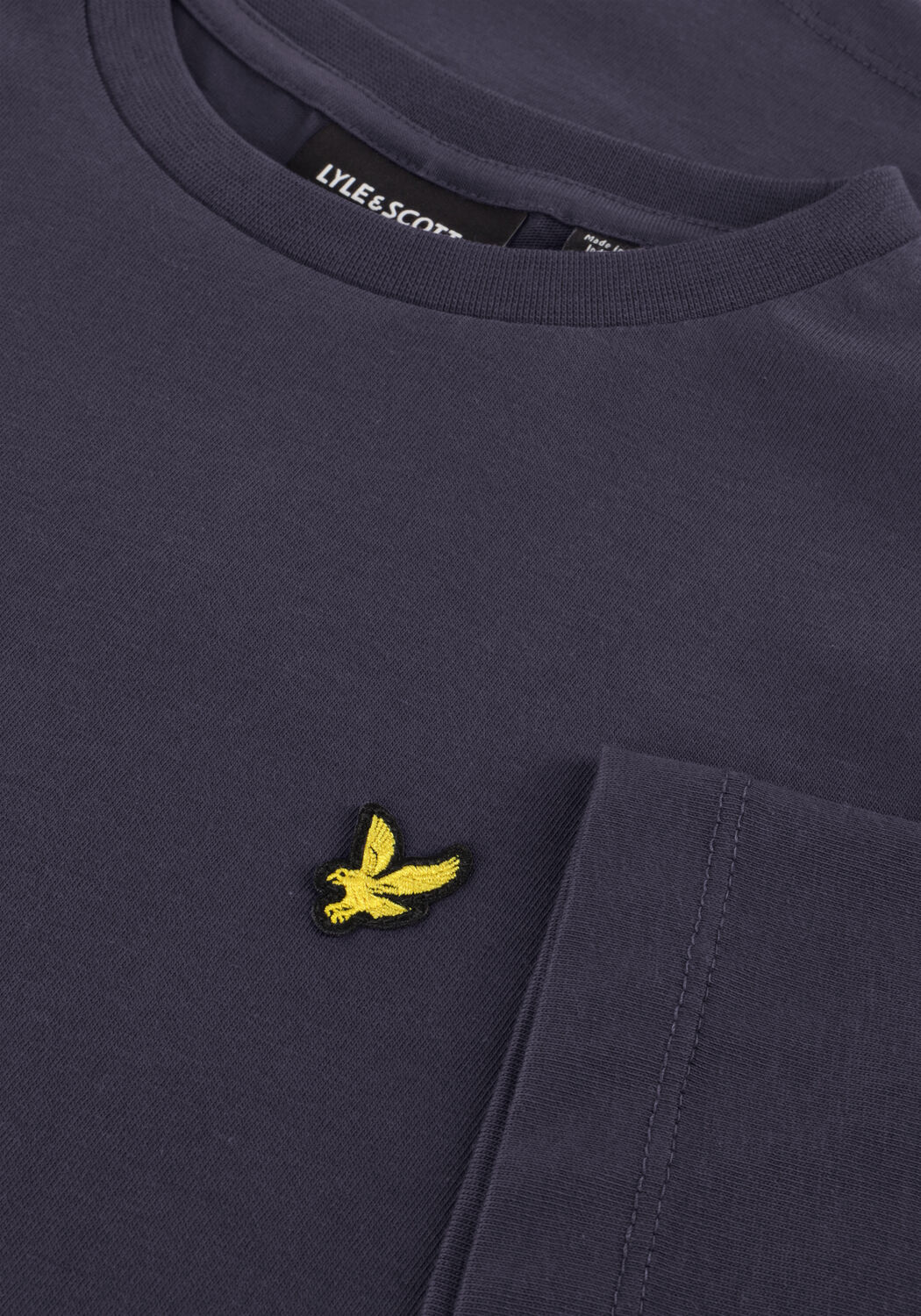 Donkerblauwe LYLE & SCOTT T-shirt PLAIN T-SHIRT - large
