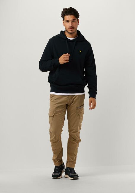 Donkerblauwe LYLE & SCOTT Truien/vesten PULLOVER HOODIE - large