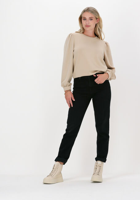 Beige MSCH COPENHAGEN Trui IMA PUFF SWEATSHIRT - large