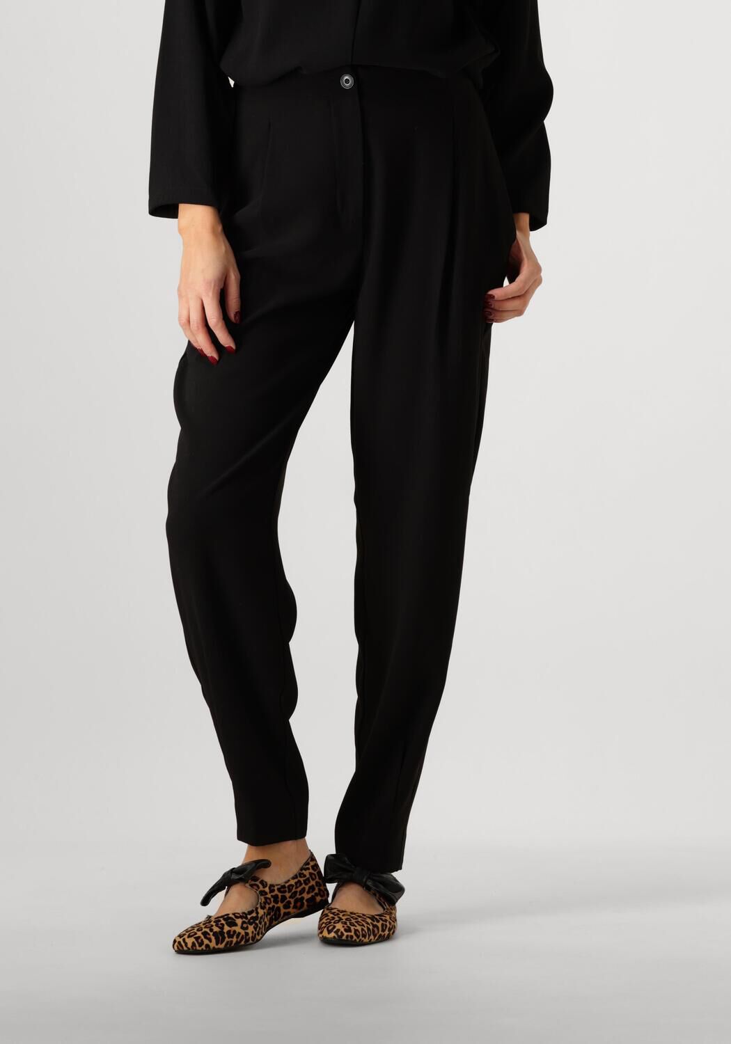 DANTE6 Dames Broeken Mimou Constructed Pants Zwart