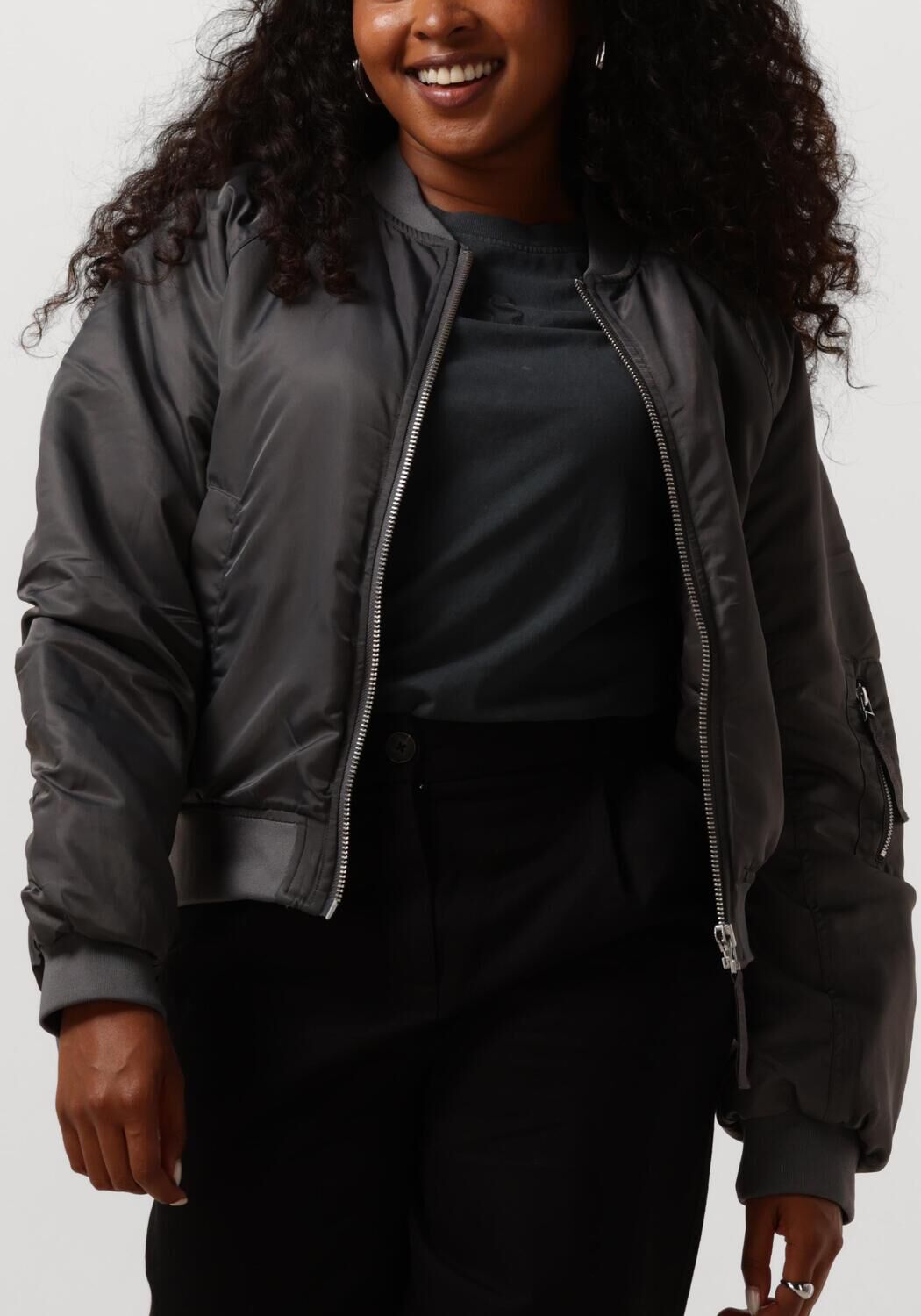 MODSTRÖM Modström Dames Jassen Jeromomd Bomber Jacket Grijs
