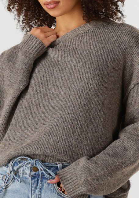 Grijze MY ESSENTIAL WARDROBE Sweater PALOMAMW KNIT PULLOVER - large