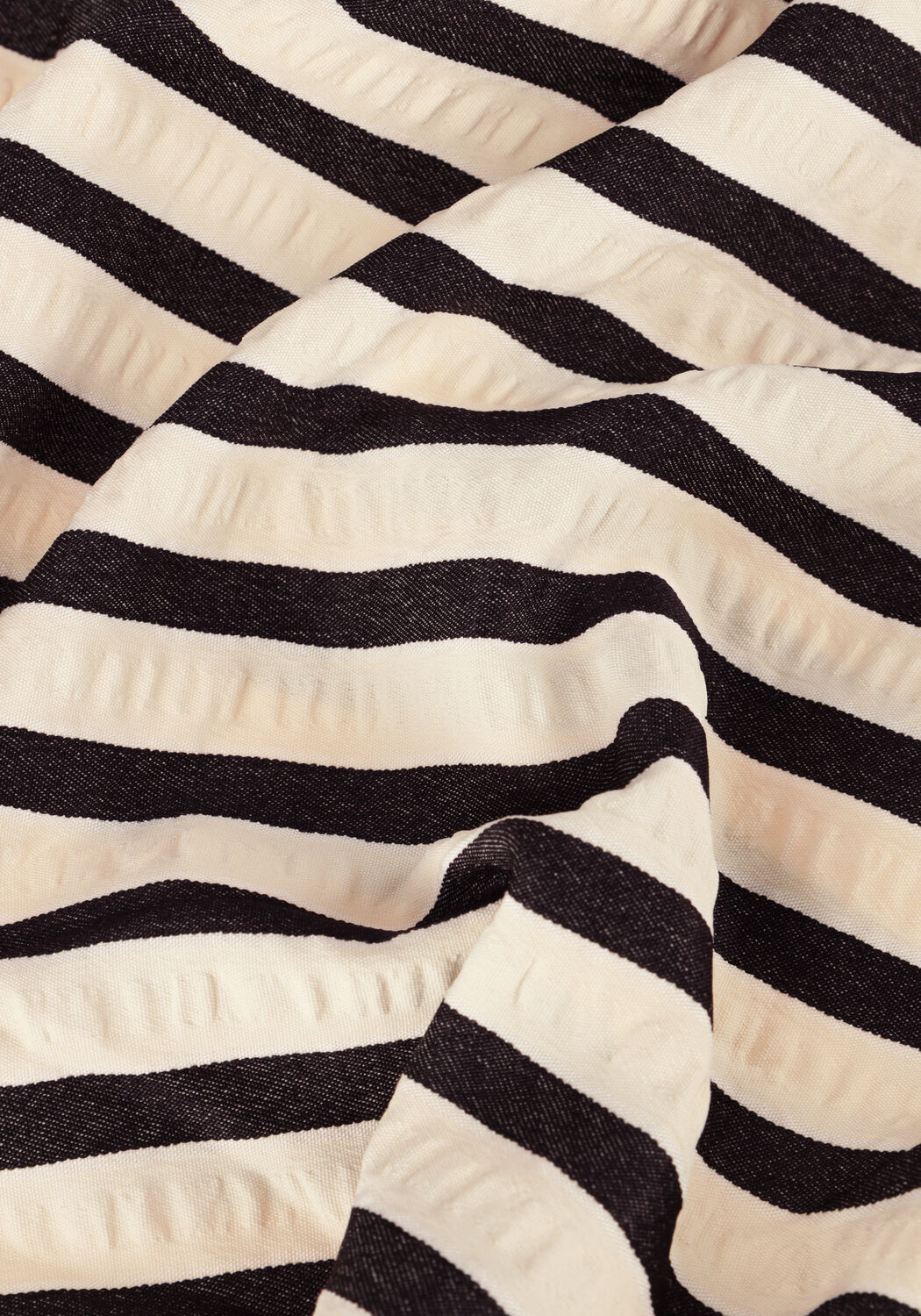 Creme NEO NOIR Blouses DIANA CONTRAST STRIPE BLOUSE - large