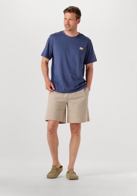 Blauwe SELECTED HOMME T-shirt SLHASPEN EMB SS O-NECK TEE - large