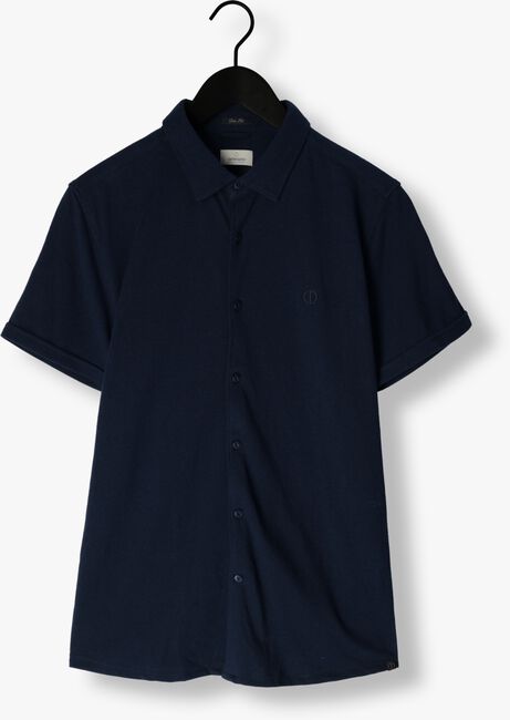 Donkerblauwe DSTREZZED Casual overhemd SHIRT MELANGE PIQUE - large
