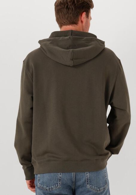 Grijze CALVIN KLEIN Sweater LS EU 350TERRY MONOGRAM HOODIE - large