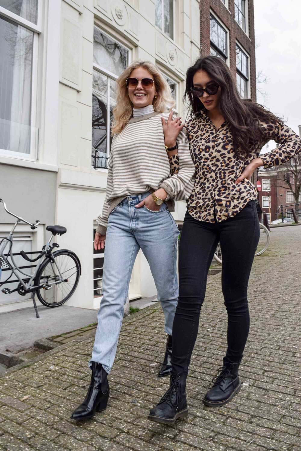 Zwarte IKKI Zonnebril TATE - large