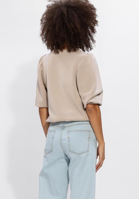 Beige SELECTED WOMEN Trui SLFTENNY 3/4 SWEAT TOP - large