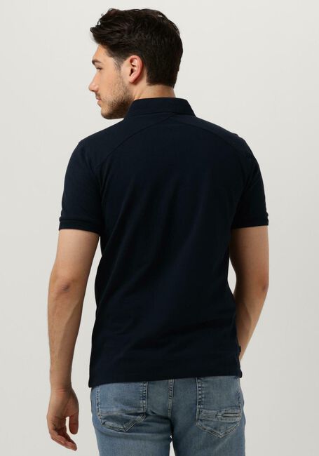 Donkerblauwe CAST IRON Polo SHORT SLEEVE POLO ORGANIC COTTON PIQUE ESSENTIAL - large