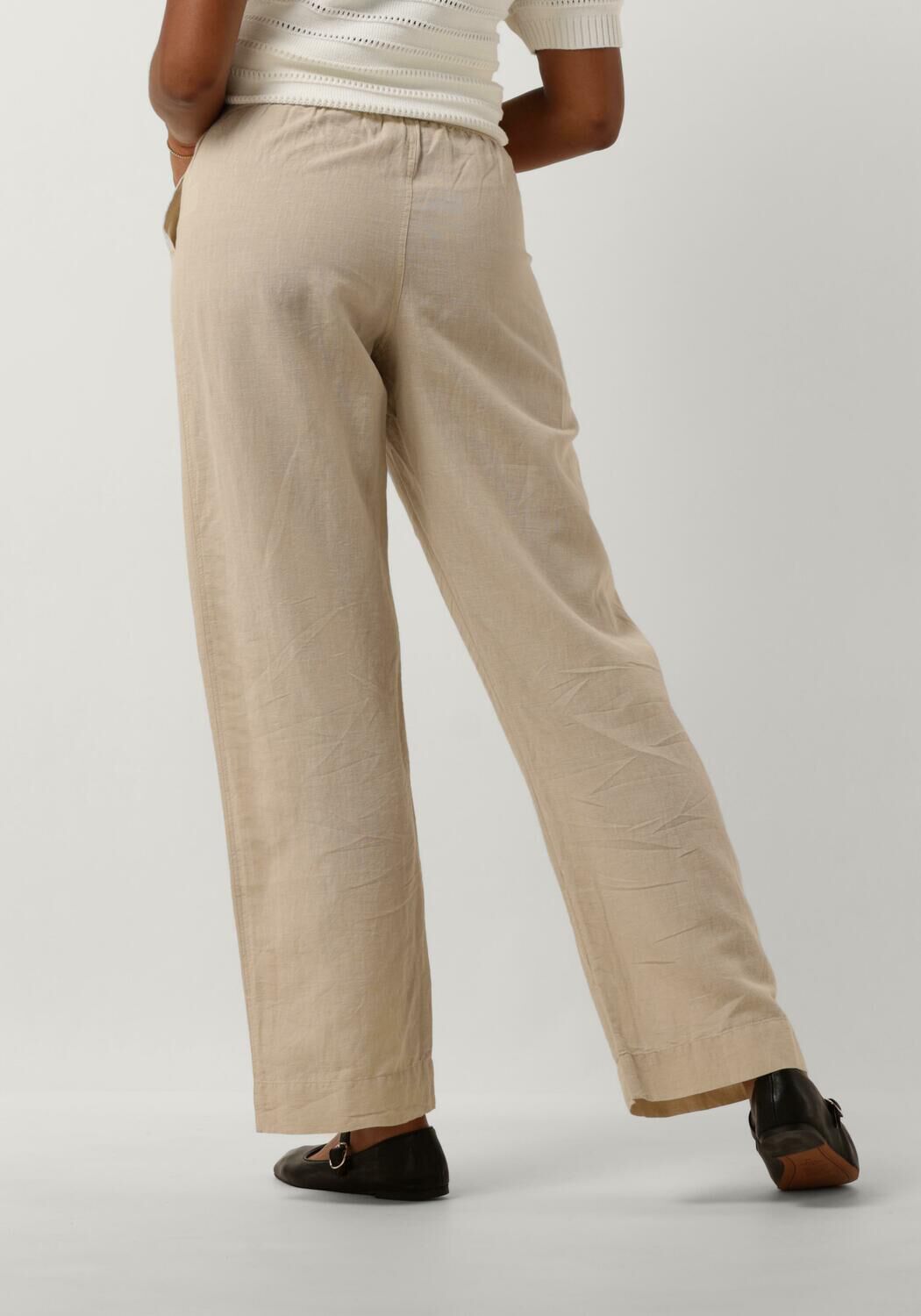 NEO NOIR Dames Broeken Sonar Linen Pants Beige