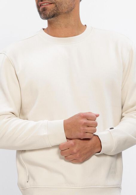 Ecru CAST IRON Sweater RELAXED FIT GRAPHIC - large