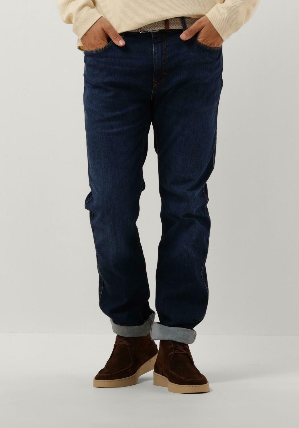 HUGO Heren Jeans 708 Donkerblauw