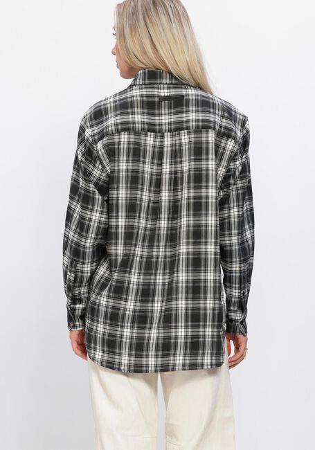 Grijze HAUTE L'AMITI&Eacute; Blouses HAUTE CHECK SHIRT - large