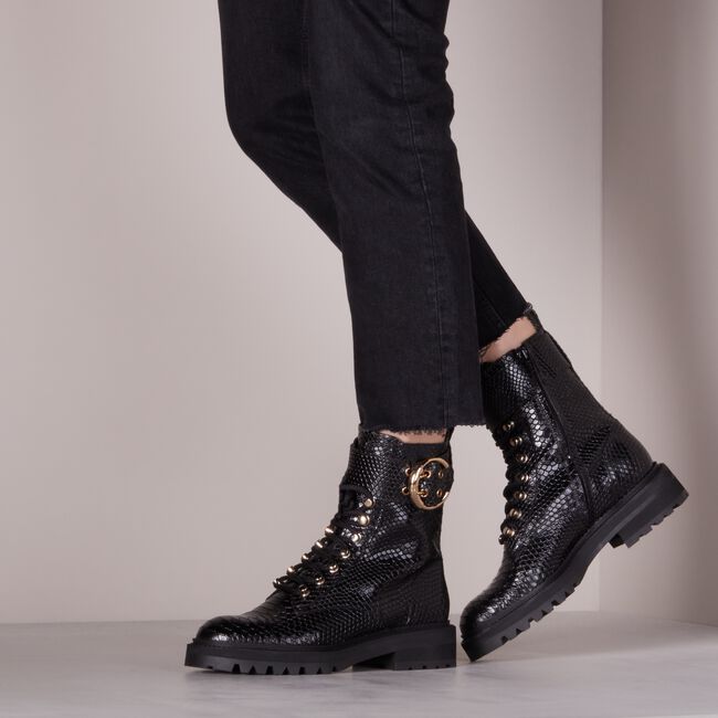 Zwarte BILLI BI Veterboots 4803 Zwarte BILLI BI Veterboots 4803 - large