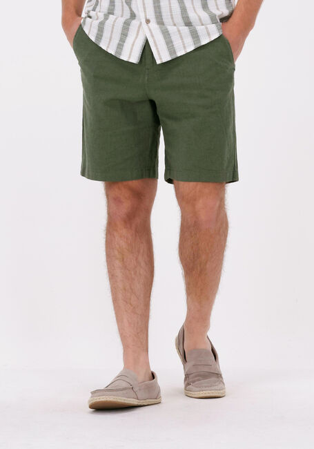 Groene SELECTED HOMME Korte broek SLHCOMFORT-NEWTON LINEN - large