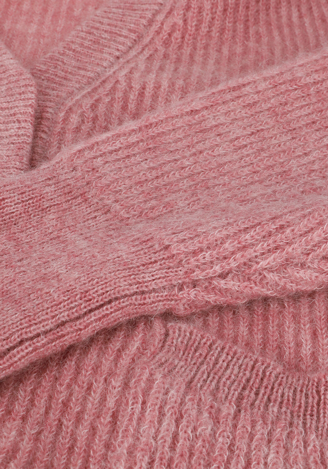 Roze CO'COUTURE Vest LEONA V-KNIT CARDIGAN - large