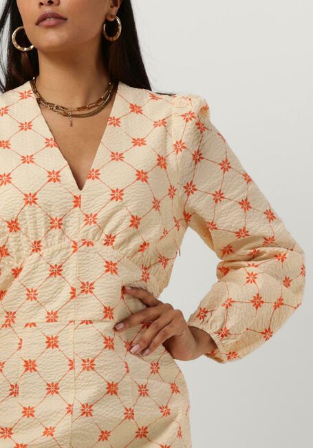 Oranje SECOND FEMALE Mini jurk FERMO DRESS - large