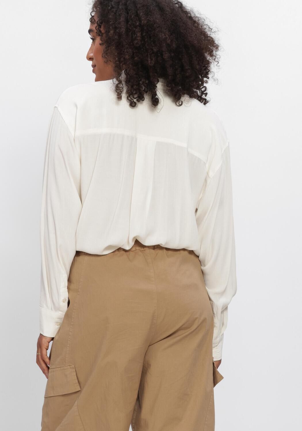 Gebroken wit BY-BAR Blouses KRIS VISCOSE BLOUSE - large