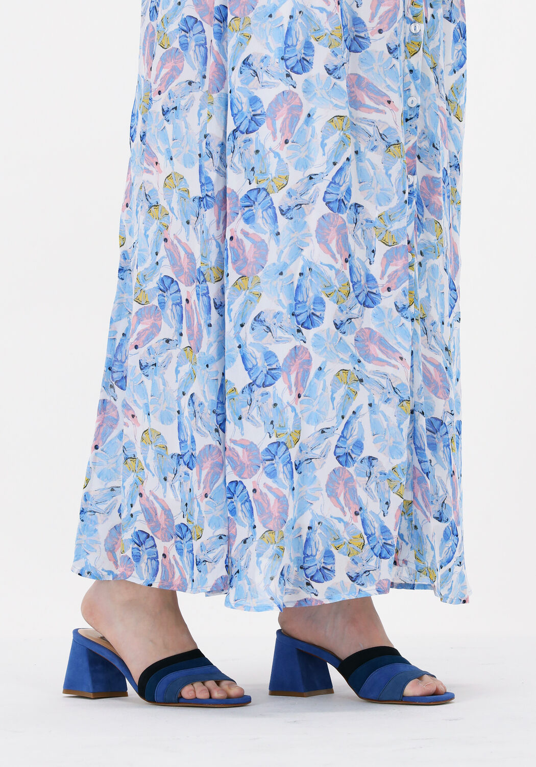 Blauwe FABIENNE CHAPOT Muiltjes TED MULES SWIRL - large