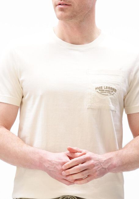 Beige PME LEGEND T-shirt PLAY HEAVY JERSEY POCKET - large
