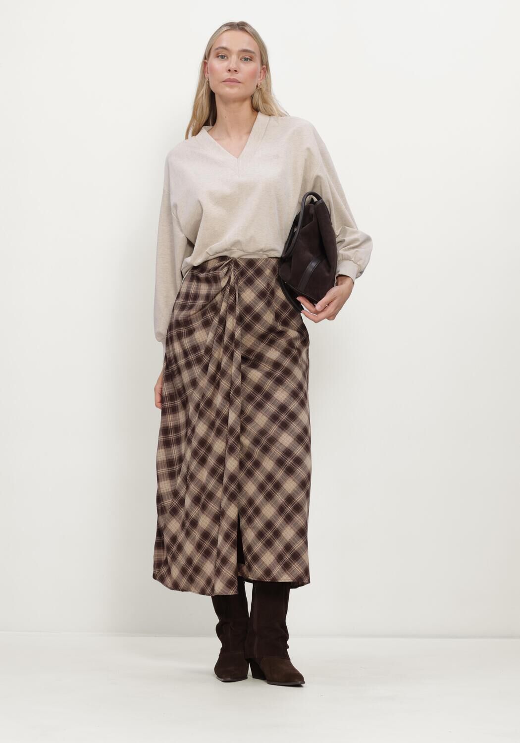 AIMEE THE LABEL Dames Truien & Vesten Kaapstadw6 Sweater Beige