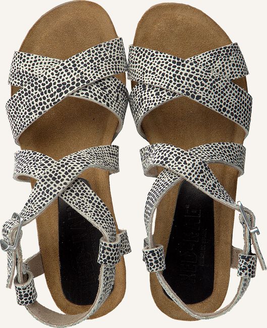 Beige RED-RAG Platte sandalen 78080 Beige RED-RAG Platte sandalen 78080 - large