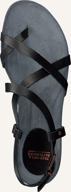 Zwarte FRED DE LA BRETONIERE Platte sandalen 170010026 Zwarte FRED DE LA BRETONIERE Platte sandalen 170010026 - large