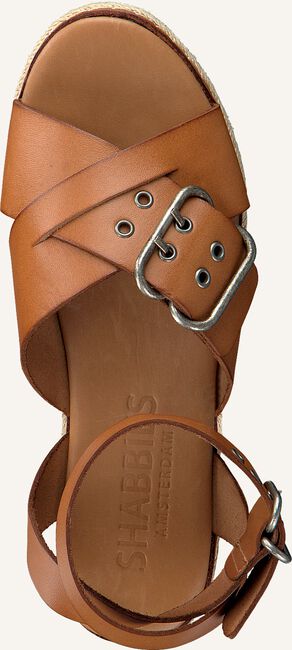 Cognac SHABBIES Platte sandalen 152020038 Cognac SHABBIES Platte sandalen 152020038 - large
