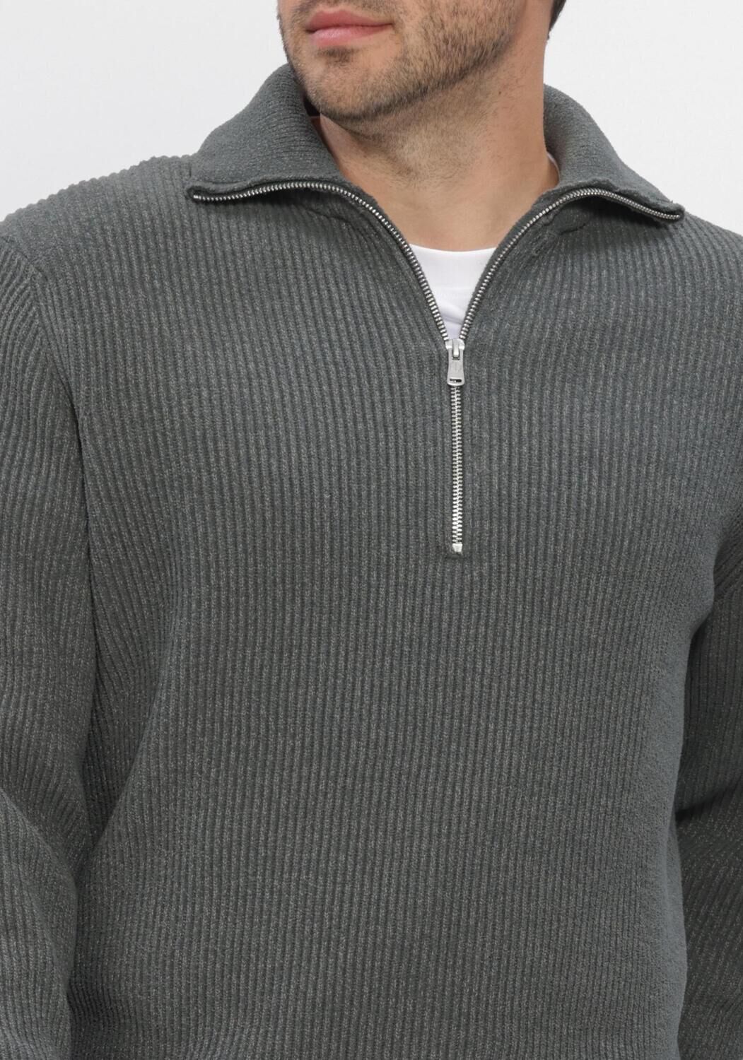 Donkergrijze DSTREZZED Trui DS_JOSIAH SKIPPER - large