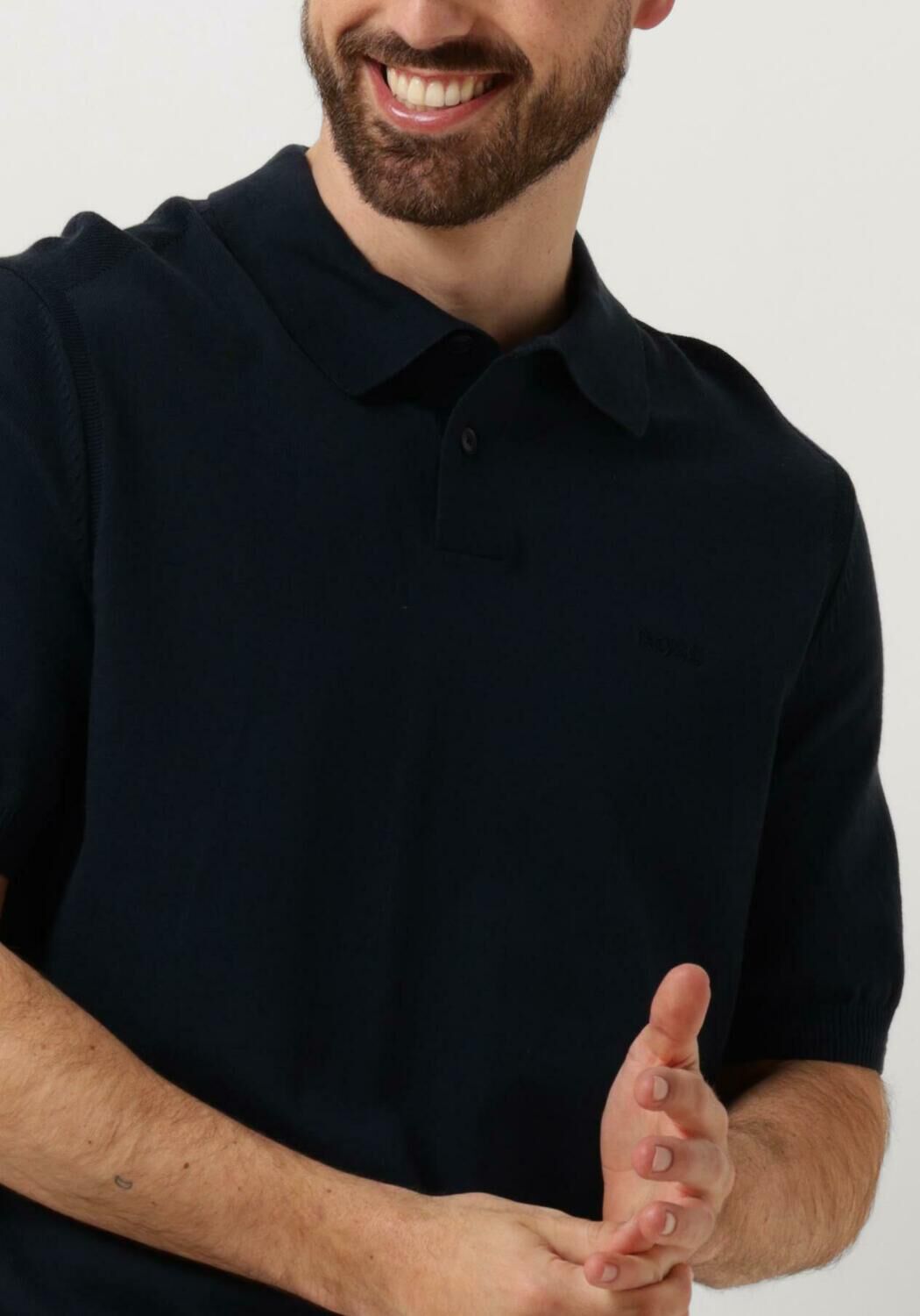 BOSS ORANGE Heren Polo's & T-shirts Asac_p Donkerblauw