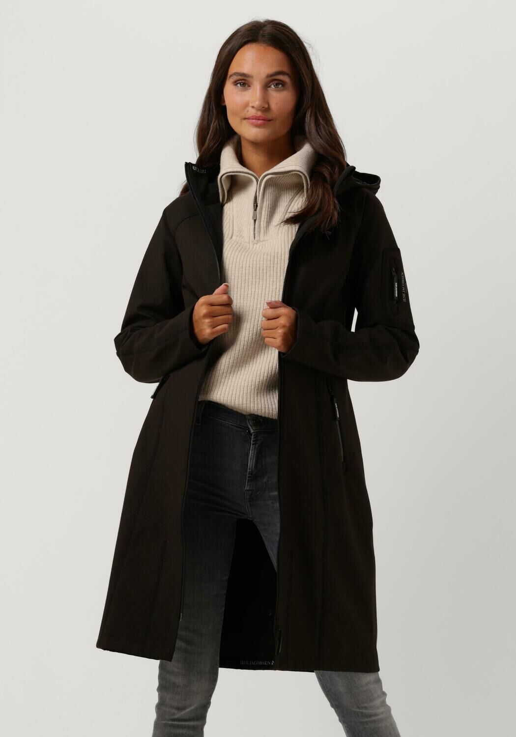 Antraciet ILSE JACOBSEN Regenjas RAIN 37L Omoda