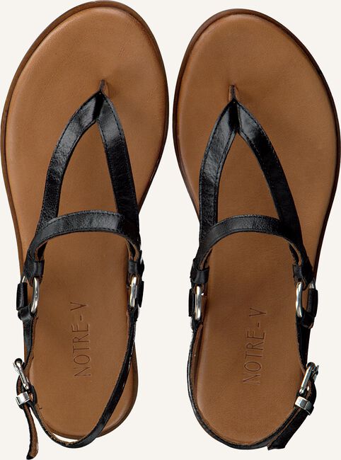 Zwarte NOTRE-V Platte sandalen 443020 Zwarte NOTRE-V Platte sandalen 443020 - large