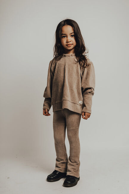 Camel BAJE STUDIO Flared broek TROIS - large