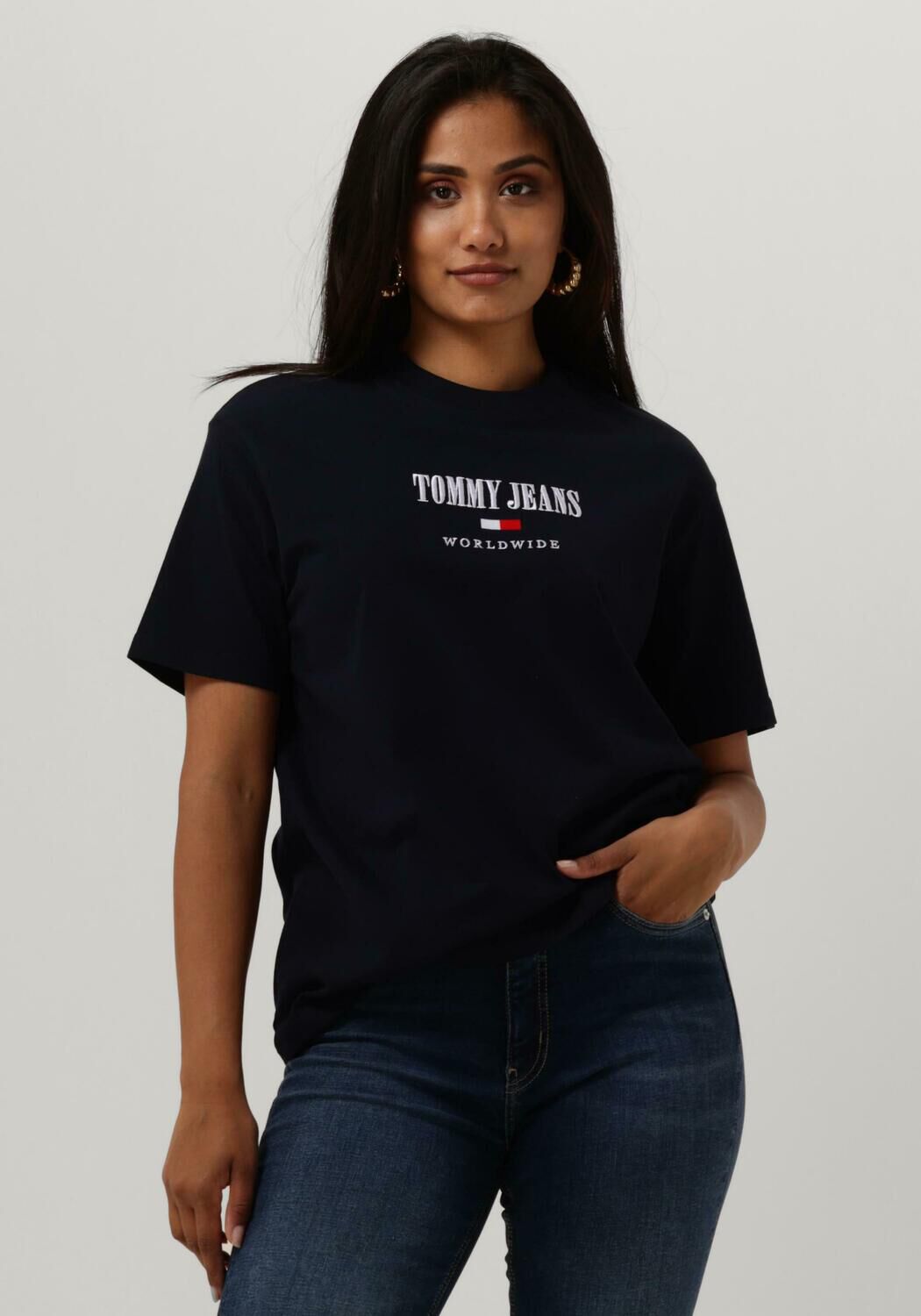 Tommy shirts dames best sale