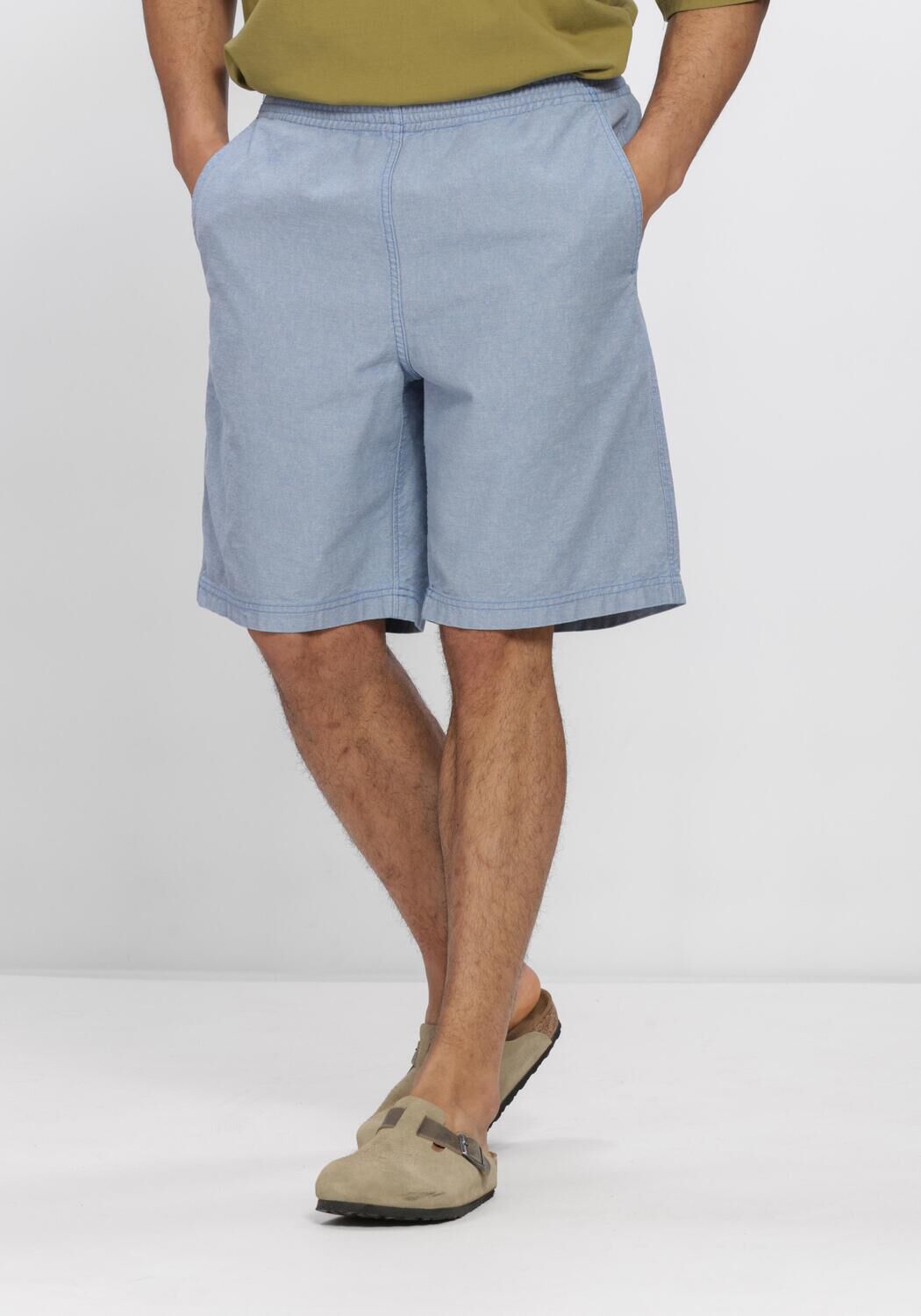 Lichtblauwe AMERICAN VINTAGE Korte broek PUSWAY